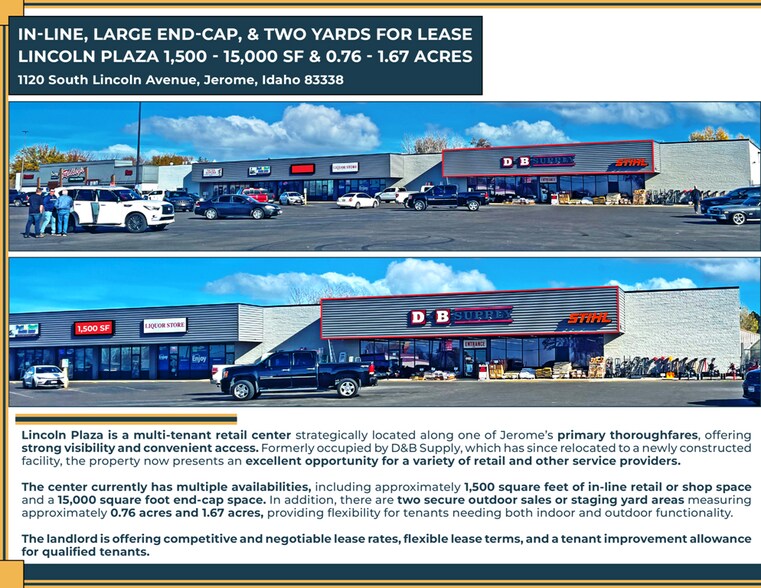 More Photos Of 1120 S Lincoln Ave, Jerome Land For Lease