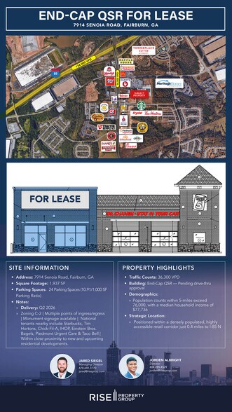 More Photos Of 7914 Senoia rd, Fairburn Fast Food For Lease