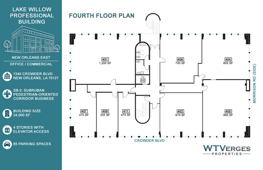More Photos Of 7240 Crowder Blvd, New Orleans Medical For Lease