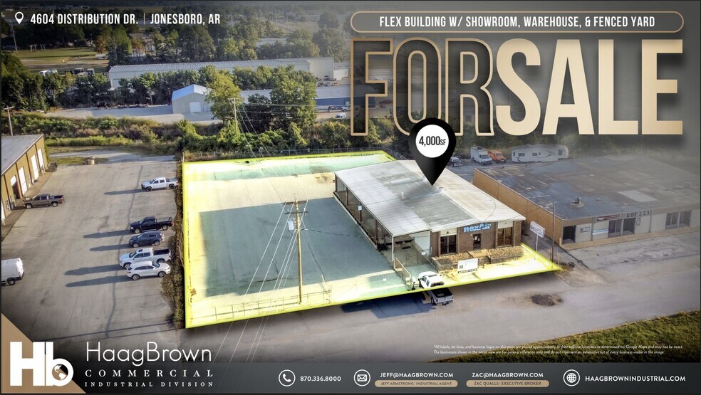 Primary Photo Of 4604 Distribution Dr, Jonesboro Freestanding For Sale