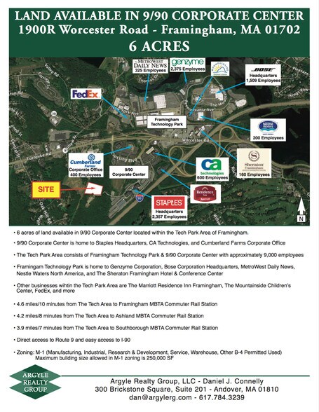 More Photos Of 1900-r Worcester Rd, Framingham Land For Sale