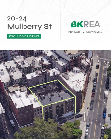 More Photos Of 20-24 Mulberry St, New York Storefront Retail Residential For Sale