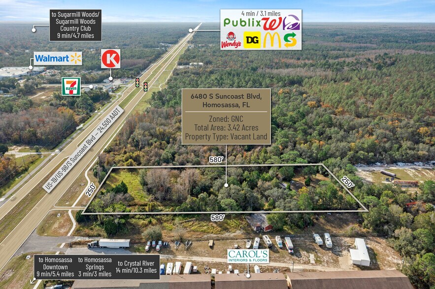More Photos Of 6480 S Suncoast Blvd, Homosassa Land For Sale