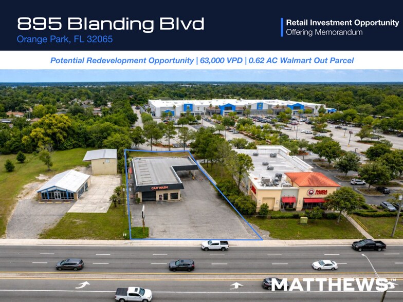Primary Photo Of 895 Blanding Blvd, Orange Park Carwash For Sale