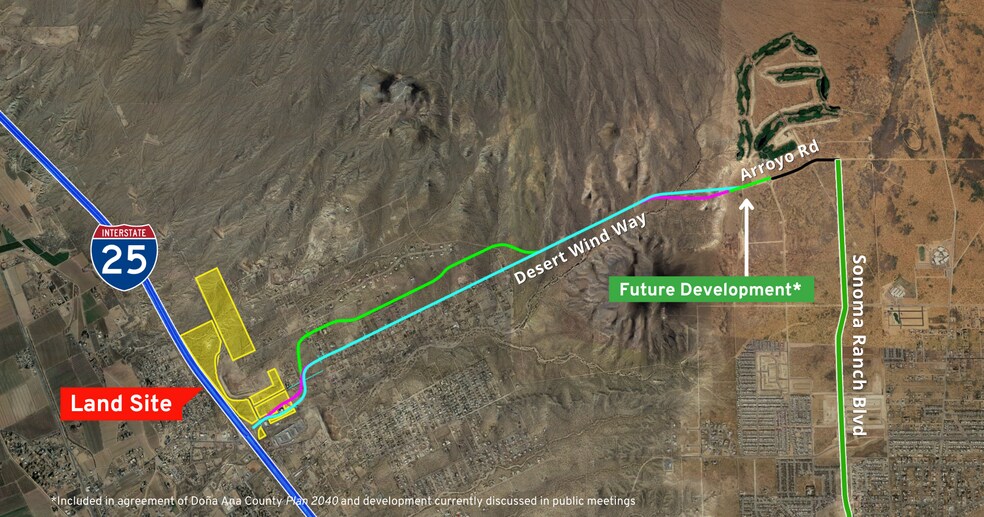 More Photos Of I-25 & Thorpe rd, Las Cruces Land For Sale