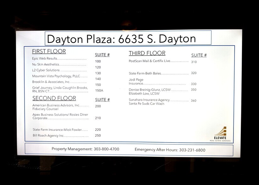 More Photos Of 6635 S Dayton St, Greenwood Village Office Residential For Sale