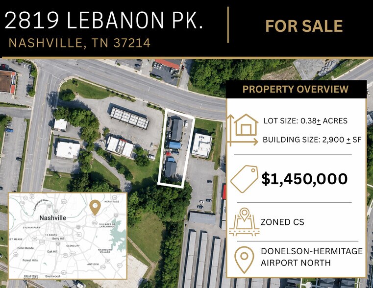 More Photos Of 2819 Lebanon Pike, Nashville Land For Sale