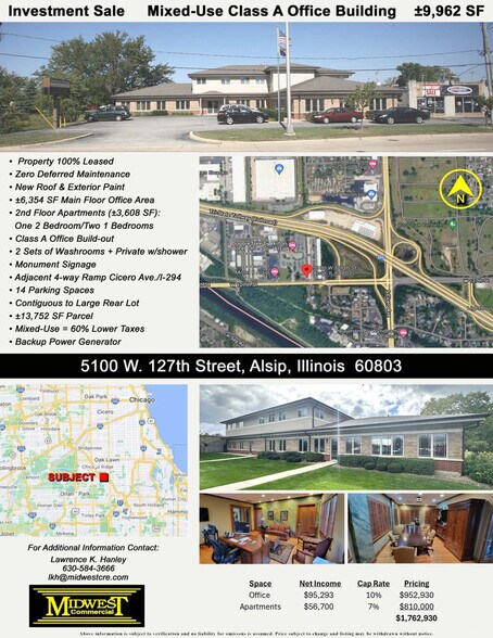 More Photos Of 5100 W 127th St, Alsip Office Residential For Lease