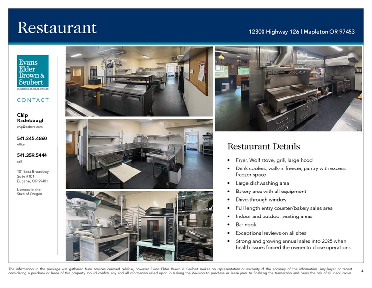 More Photos Of 12300 Highway 126, Mapleton General Retail For Sale