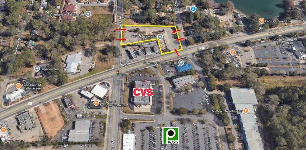 More Photos Of 1701 N Monroe St, Tallahassee Land For Sale