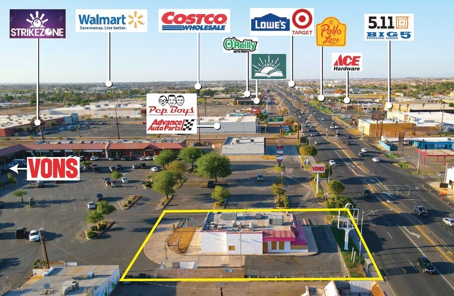 Primary Photo Of 740 N Imperial Ave, El Centro Fast Food For Sale