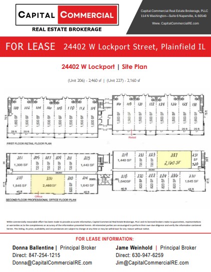 More Photos Of 24402 W Lockport St, Plainfield Office For Lease