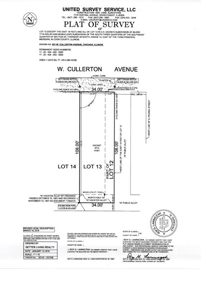 More Photos Of 929 W Cullerton St, Chicago Land For Sale