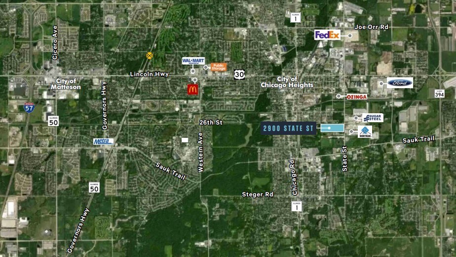 Primary Photo Of 2900 State St, Chicago Heights Land For Sale