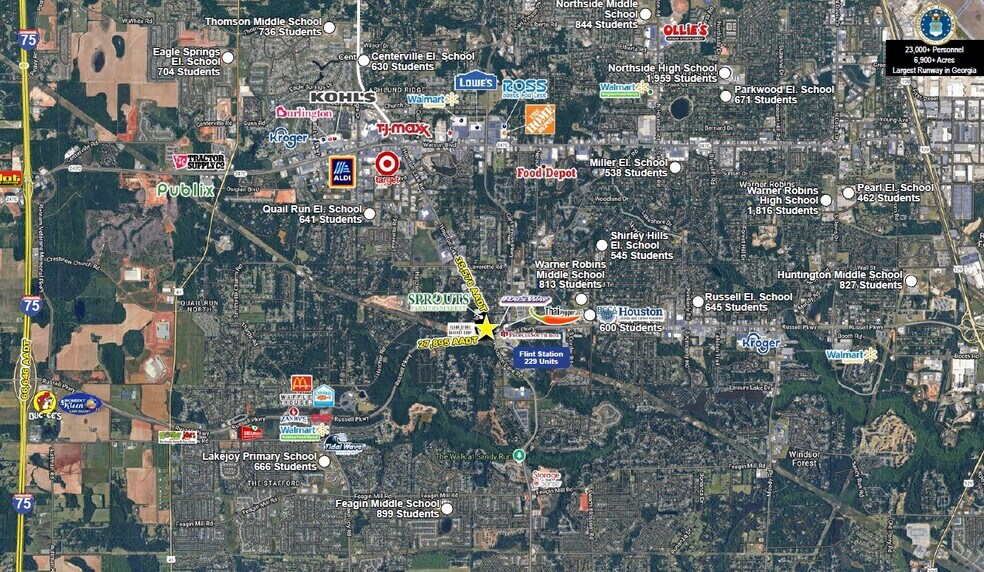 More Photos Of 901 S Houston Lake Rd, Warner Robins General Retail For Lease