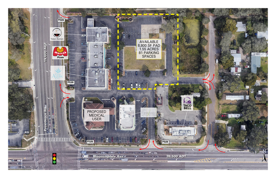 More Photos Of 11104 Bloomingdale Ave, Riverview Freestanding For Lease