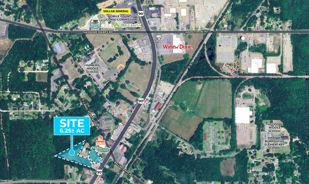 More Photos Of 5906 US-90, Theodore Land For Sale