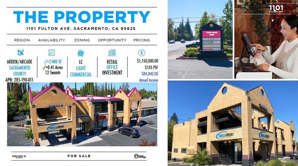 More Photos Of 1101-1105 Fulton Ave, Sacramento Storefront Retail Office For Sale
