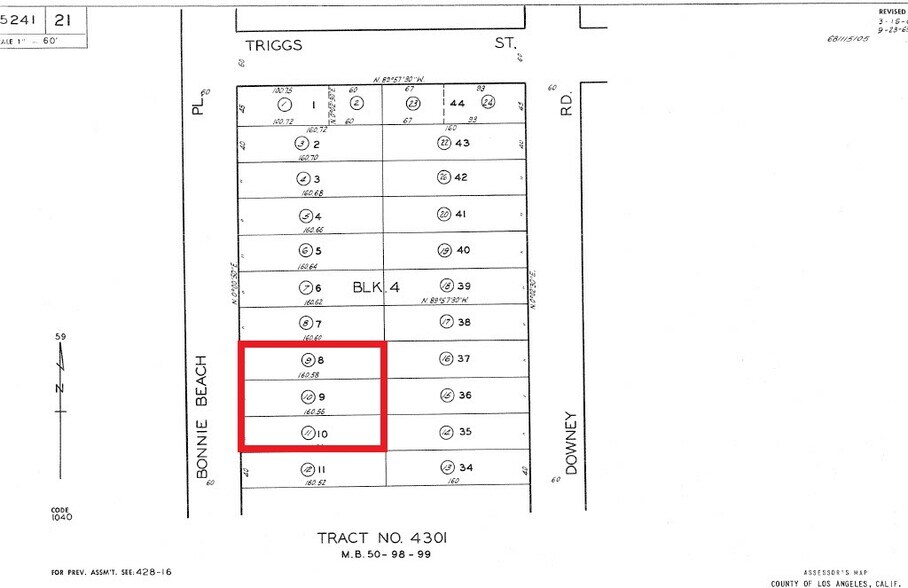 More Photos Of 1430 S Bonnie Beach Pl, Commerce Land For Sale