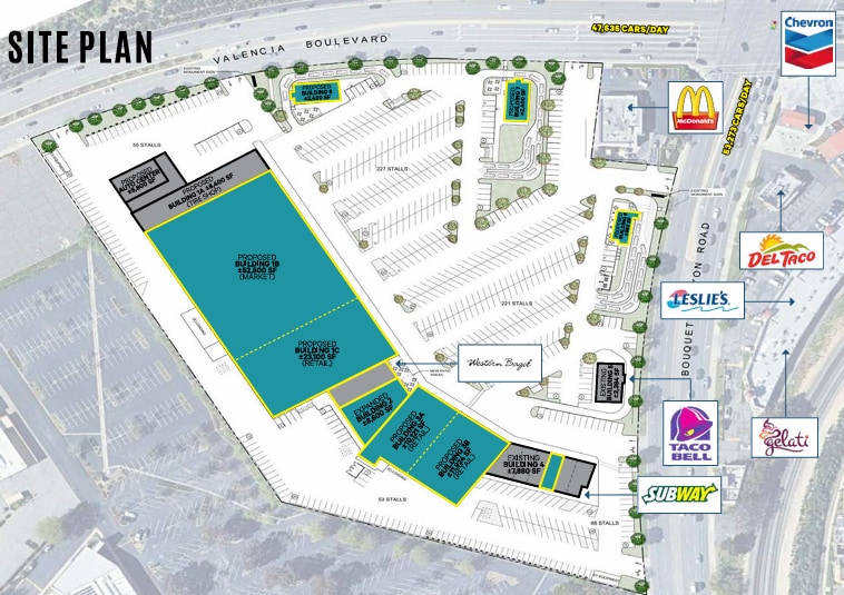 More Photos Of 23126-23170 Valencia Blvd, Santa Clarita Supermarket For Lease