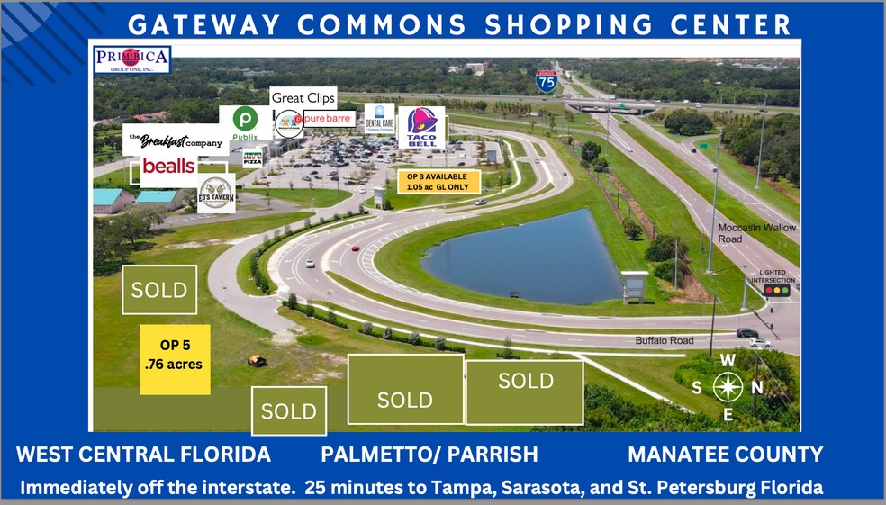 Primary Photo Of Buffalo Road & Moccasin Wallow Road, Palmetto Land For Sale