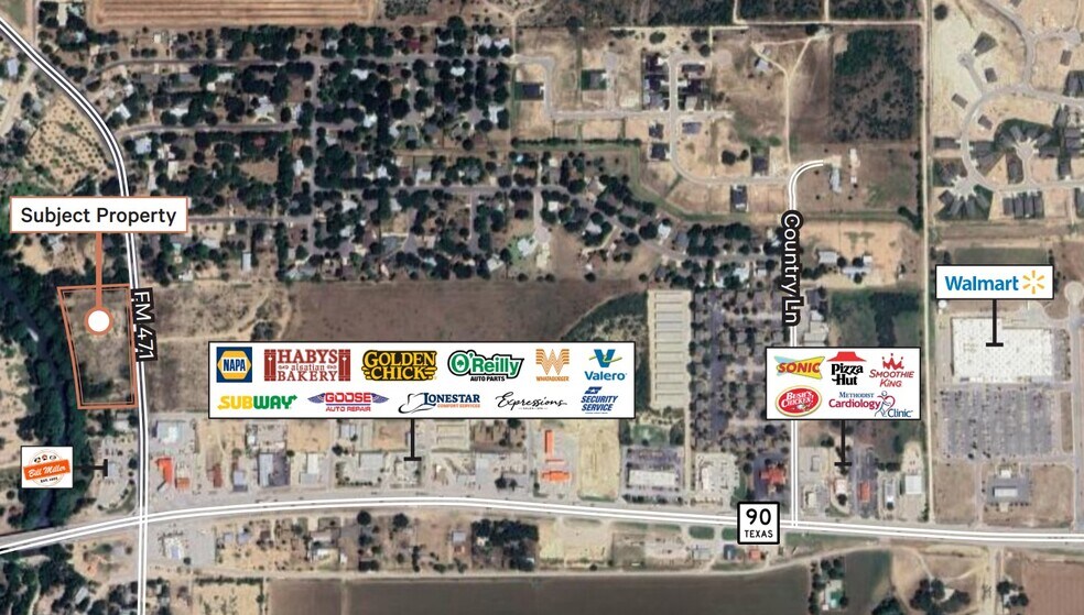 More Photos Of Us Highway 90 & FM 471 N, Castroville Land For Lease