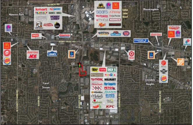 More Photos Of SEC Gary Ave And Lies Rd, Carol Stream Land For Sale