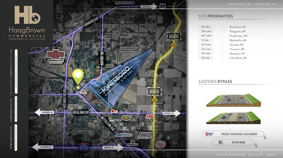 More Photos Of 3506 Airport Rd, Jonesboro Industrial For Lease