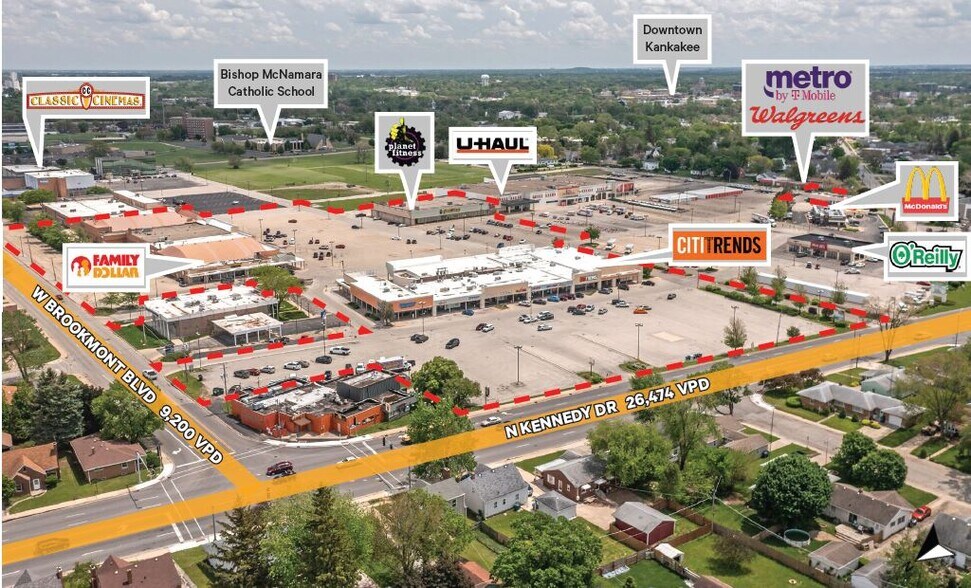 Primary Photo Of 1200 N Kennedy Dr, Kankakee General Retail For Lease