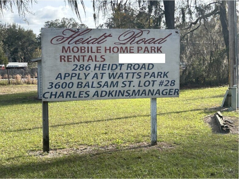 Primary Photo Of 286 Heidt Rd, Palatka Manufactured Housing Mobile Home Park For Sale