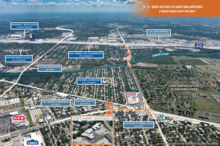 More Photos Of 2502 Harry Wurzbach Rd, San Antonio Flex For Lease