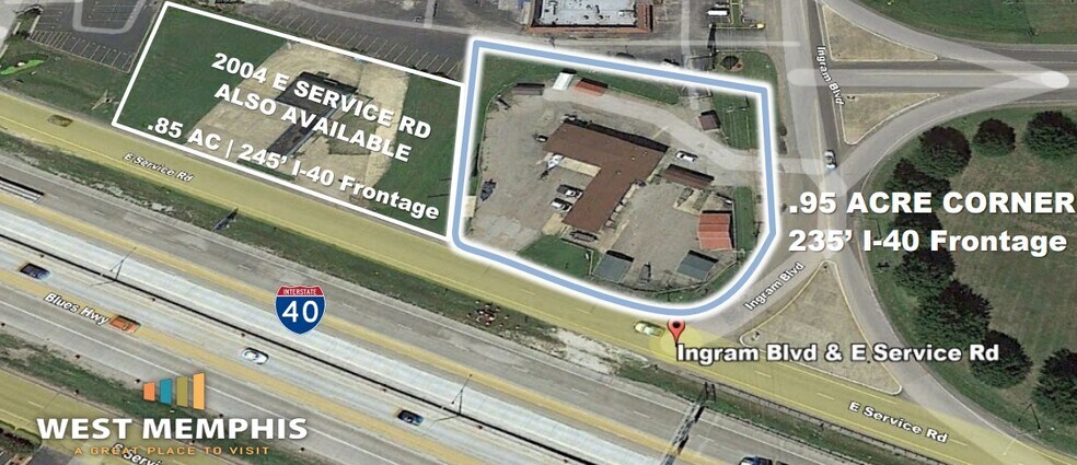 More Photos Of 2008 N Service Rd, West Memphis Freestanding For Sale