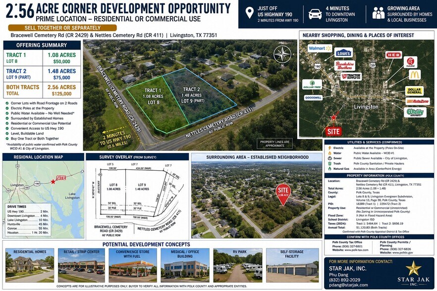 Primary Photo Of 395 Nettles rd, Livingston Land For Sale