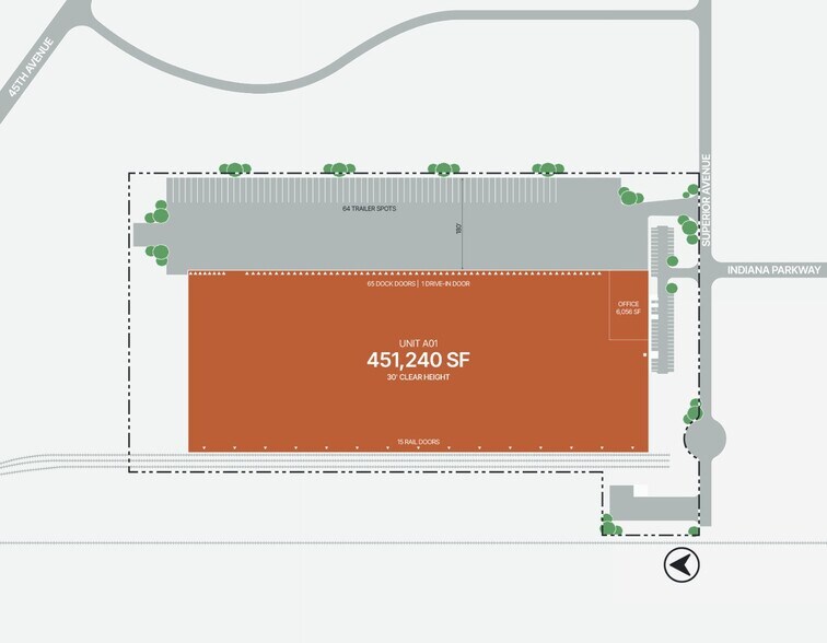 More Photos Of 475 Superior Ave, Munster Warehouse For Lease