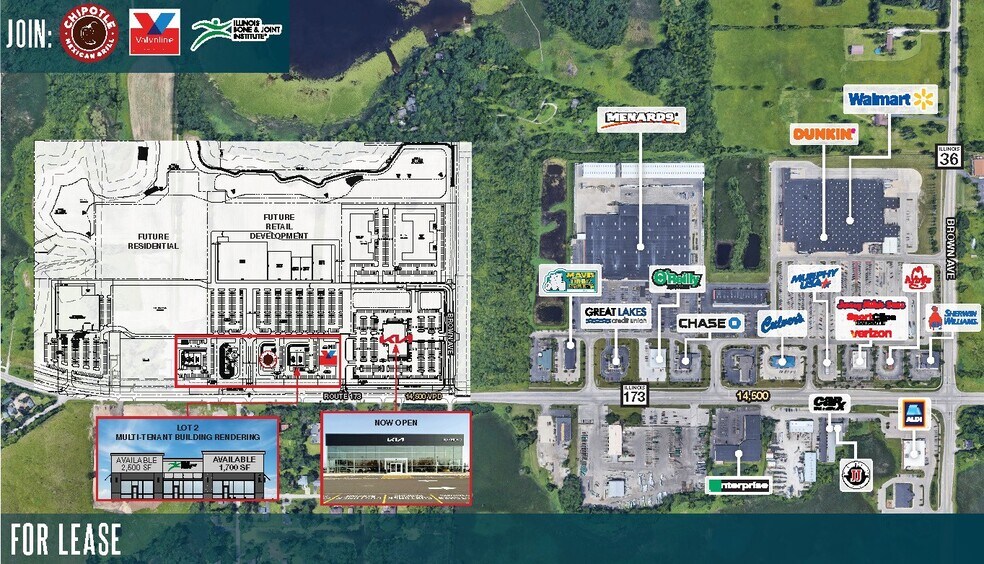Primary Photo Of Route 173 & N Lincoln Ave, Antioch Restaurant For Lease