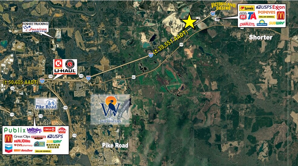 More Photos Of 33.91 ACRES, Shorter Land For Sale
