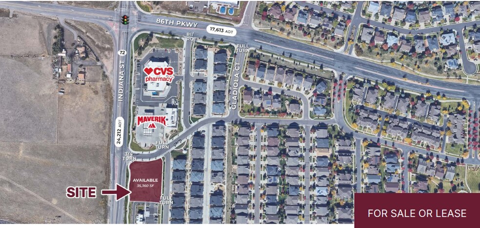 Primary Photo Of SEC 86th Parkway & Indiana St, Arvada Land For Sale
