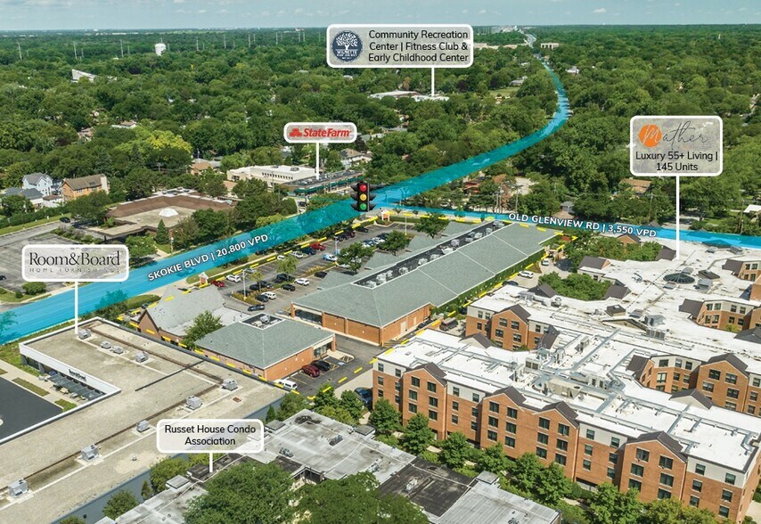 More Photos Of 50-126 Skokie Blvd, Wilmette Unknown For Lease