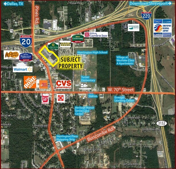 More Photos Of 6723 Pines Rd, Shreveport Freestanding For Lease