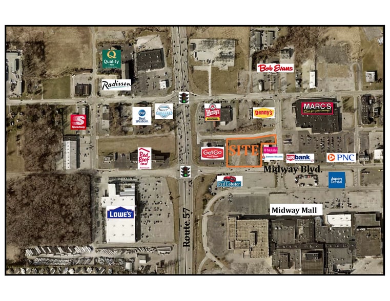 Primary Photo Of 529 Midway Blvd, Elyria Land For Lease