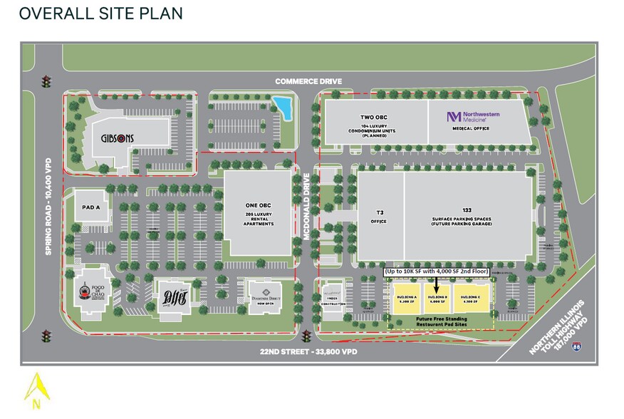 More Photos Of 22nd Street PAD G/ Building C, Oak Brook General Retail For Lease