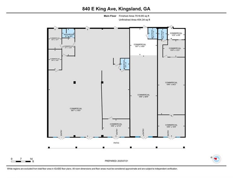 More Photos Of 840 E King Ave, Kingsland General Retail For Lease