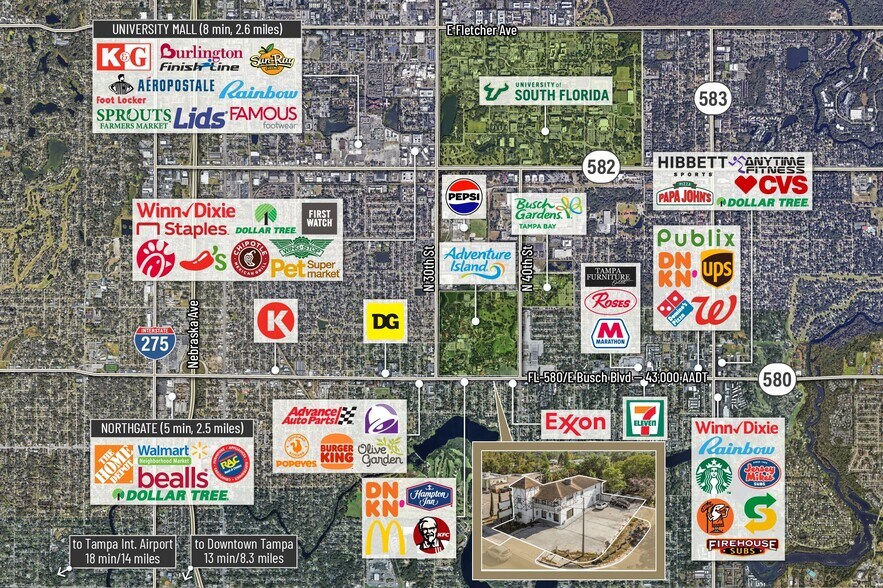 More Photos Of 3601 E Busch Blvd, Tampa Storefront Retail Office For Lease