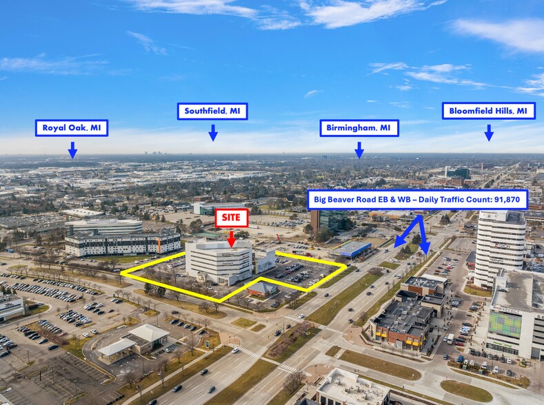 More Photos Of 801-803 W Big Beaver Rd, Troy Office For Lease