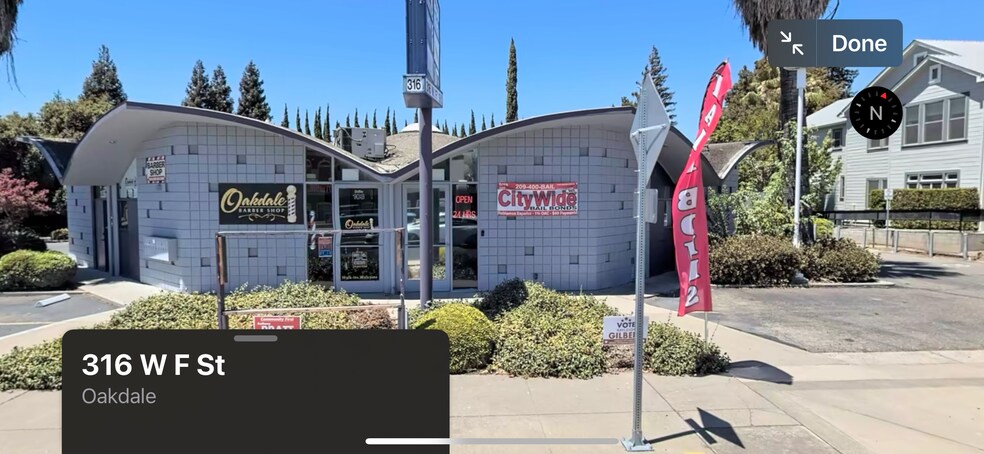 More Photos Of 316 W F St, Oakdale Storefront Retail Office For Sale