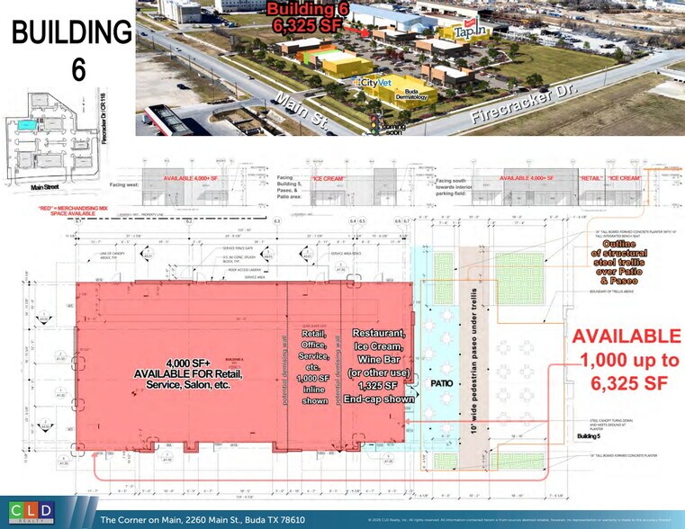 More Photos Of The Corner on Main, Buda Restaurant For Lease