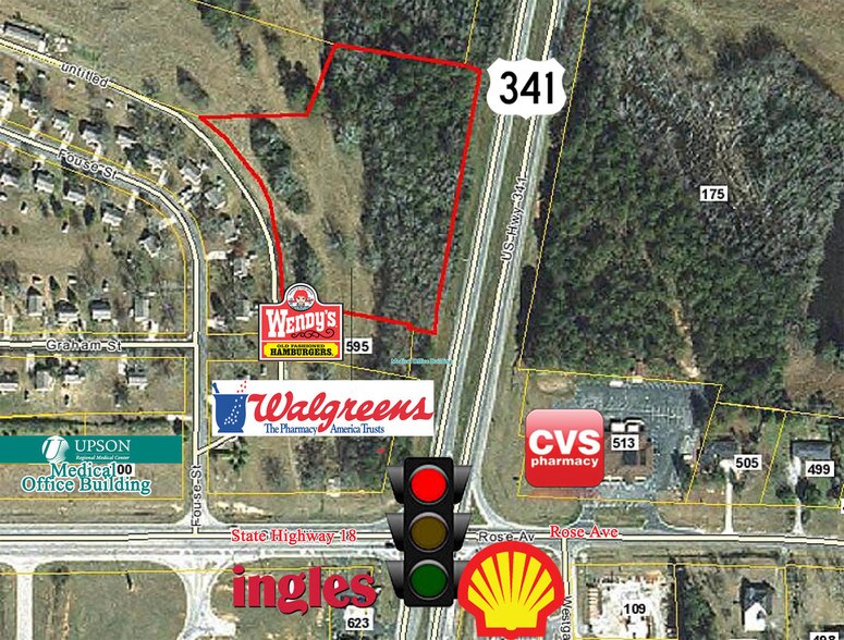 More Photos Of Hwy 341 N, Barnesville Land For Sale