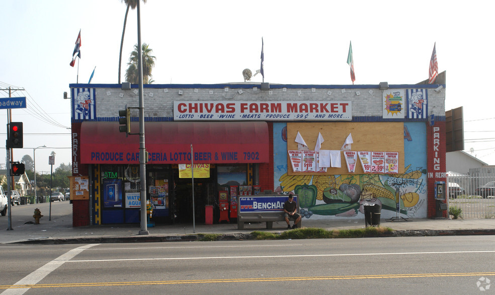 Primary Photo Of 7902 Broadway, Los Angeles Convenience Store For Sale