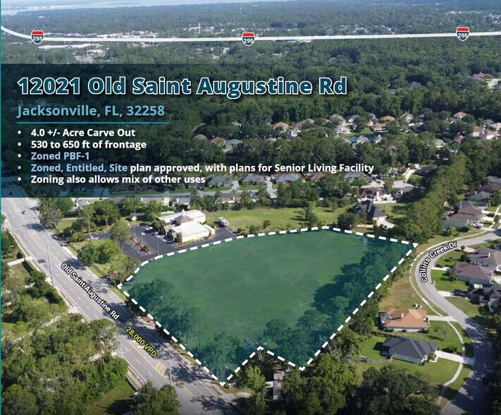 Primary Photo Of 12021 Old Saint Augustine Rd, Jacksonville Land For Sale