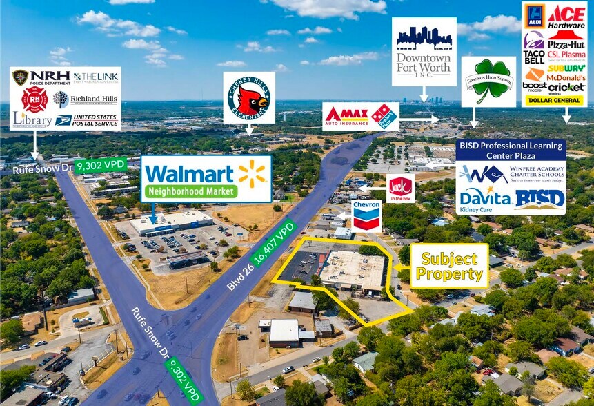More Photos Of 6601 Grapevine Hwy, North Richland Hills General Retail For Sale
